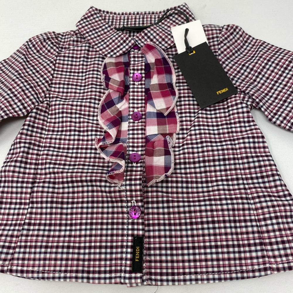 FENDI***Baby Girl 3 mo. Elegant Shirt**$389